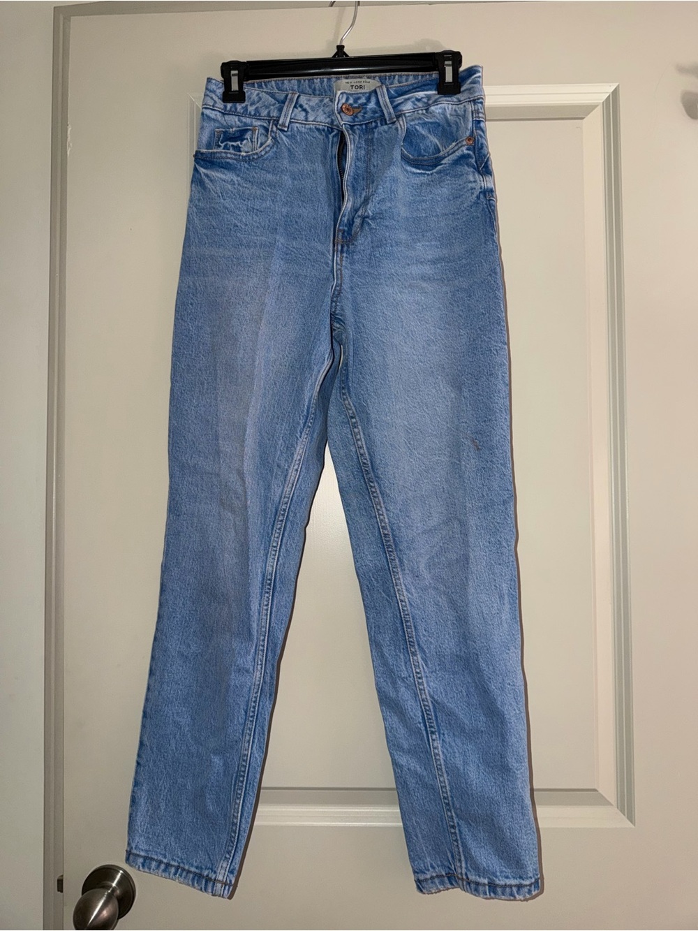 Light Blue women Straight-Leg Jeans